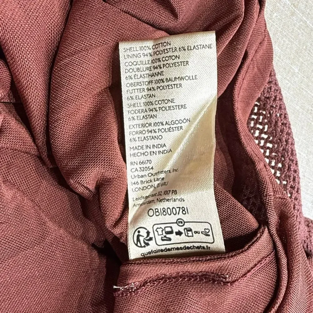 Free People Beau Mesh Layering Blouse Top